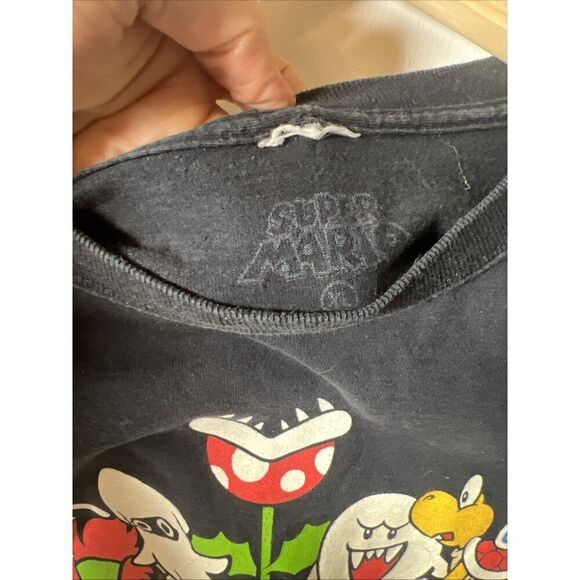 VINTAGE STYLE SUPER MARIO BROS. NES Nintendo T-Shirt XL BOWSER. Bb - Picture 3 of 3